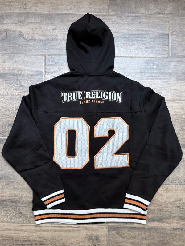 True Religion Hoodie Mens  Black Zip